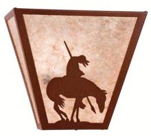 Meyda White 15502 - 13&#34;W Trails End Wall Sconce