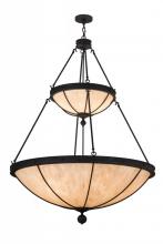 Meyda White 156868 - 48&#34;Wide Commerce Jackson 2 Tier Inverted Pendant