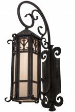 Meyda White 157311 - 9&#34;W Caprice Wall Sconce