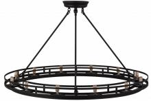 Meyda White 157810 - 36&#34;W Barbury 12 LT Semi-Flushmount Hardware