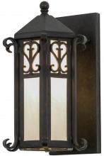 Meyda White 157936 - 9&#34;W Caprice Wall Sconce