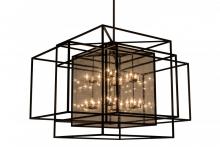 Meyda White 158474 - 72&#34;L Kitzi Box Oblong Pendant