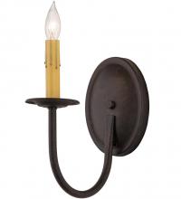Meyda White 158875 - 5&#34;W Classic Wall Sconce