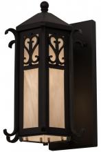 Meyda White 158959 - 9&#34;W Caprice Wall Sconce
