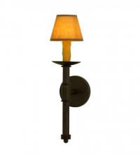 Meyda White 160120 - 5&#34;W Amada Wall Sconce