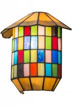 Meyda White 160225 - 7.5&#34;W Meyer Lantern Wall Sconce