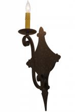 Meyda White 162463 - 8&#34; Wide Angelique Wall Sconce