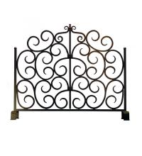 Meyda White 162752 - 46&#34; Wide Mediterranean Fireplace Screen