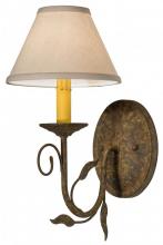 Meyda White 165111 - 7&#34;W Bordeaux Wall Sconce