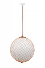 Meyda White 166538 - 24&#34;W Malla Pelota Pendant