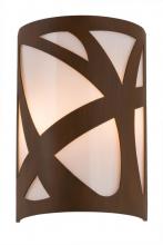 Meyda White 167588 - 8&#34; Wide Mosaic Wall Sconce