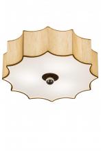 Meyda White 168954 - 22&#34; Wide Arevik Flushmount