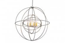Meyda White 170407 - 43&#34; Wide Atom Enerjisi 8 Light Chandelier