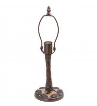 Meyda White 17168 - 10&#34; High Twisted Fly Table Base