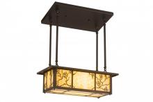 Meyda White 172594 - 24&#34;L Foliage Oblong Pendant