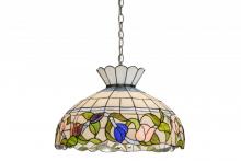 Meyda White 173163 - 20&#34;W Rose Vine Pendant