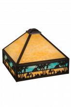 Meyda White 17323 - 15.5&#34;Sq Camel Mission Shade
