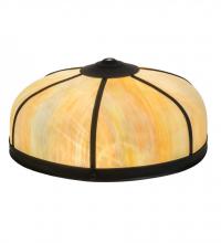 Meyda White 173491 - 18&#34;W Arts & Crafts Dome Shade