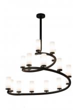 Meyda White 175259 - 60&#34;W French Horn 17 LT Chandelier