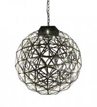 Meyda White 176275 - 24&#34; Wide Geosphere Pendant