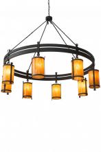 Meyda White 176848 - 84&#34; Wide Beartooth 8 Light Chandelier