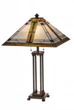 Meyda White 177348 - 32&#34;H Nevada Table Lamp