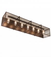Meyda White 178695 - 93&#34; Wide Kitzi Golpe Wall Sconce