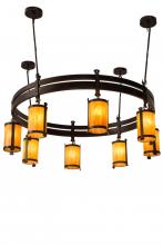 Meyda White 179542 - 67&#34; Wide Beartooth 8 Light Chandelier
