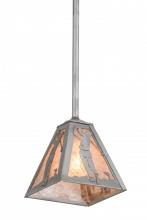 Meyda White 179549 - 8&#34;Sq Golf Pendant