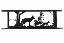 Meyda White 179789 - 94.5&#34;W Neversink Bridge Fox Decor