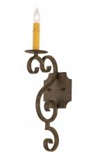 Meyda White 180945 - 5&#34; Wide Piero Wall Sconce
