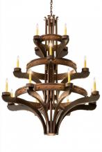 Meyda White 183606 - 48&#34;W Castilla 16 LT Three Tier Chandelier
