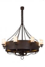 Meyda White 185629 - 54&#34;W Parnella 24 LT Chandelier