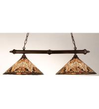 Meyda White 18858 - 40&#34; Long Nuevo Mission 2 Light Island Pendant