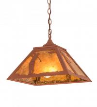 Meyda White 190328 - 16&#34;Sq Golf Pendant