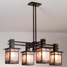 Meyda White 19060 - 36&#34;W Roylance 4 LT Chandelier