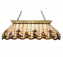 Meyda White 19136 - 40&#34;L Roseborder Oblong Pendant