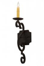 Meyda White 196447 - 5&#34;W Piero Wall Sconce