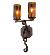 Meyda White 197285 - 10&#34; Wide Piero 2 LT Wall Sconce