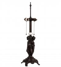 Meyda White 19904 - 28&#34; High 3 Graces 2 Light Table Base