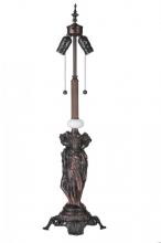 Meyda White 19907 - 28&#34;H 3 Graces 2 LT Table Lamp