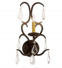 Meyda White 199203 - 10&#34; Wide Alicia Wall Sconce