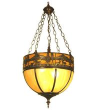 Meyda White 20005 - 35&#34;W Deer Lodge Inverted Pendant