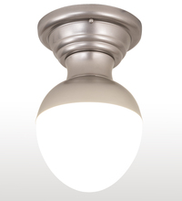 Meyda White 205628 - 8.5&#34; Wide Huevo Flushmount