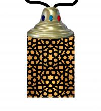 Meyda White 210705 - 5&#34; Wide Tortola Lantern