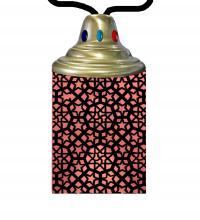 Meyda White 210708 - 5&#34; Wide Tortola Lantern