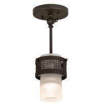 Meyda White 216308 - 5&#34; Wide Maglia Semplice Pendant