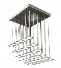 Meyda White 216328 - 27&#34; Long Kossar Ceiling Fixture