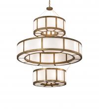 Meyda White 217678 - 60&#34; Wide Alessandro 3 Tier Pendant
