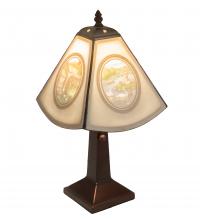 Meyda White 218414 - 17&#34; High Lithophane Americana Accent Lamp